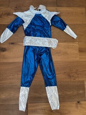 Kids Blue and Silver Space Hero Costume
